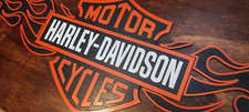 Insegna logo quadro Harley