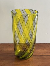 Barovier Toso "Spira" vaso murano vetro italiano spogliato Mcm vetro artistico