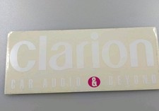 Adesivo clarion car audio - clarion,