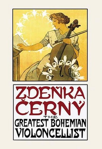 Stampa poster zdenka - stampa, cerny:
