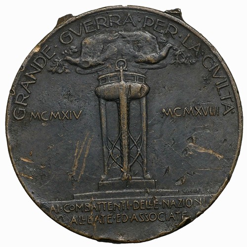 Medaglia bronzo prima - bronzo,