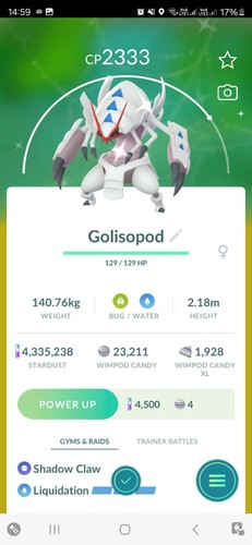 Shiny golisopod evoluzione - golisopod, (evoluzione
