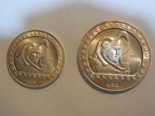 Messico 1/2 e 1/4 di oncia argento 1992 Guerrero aguila