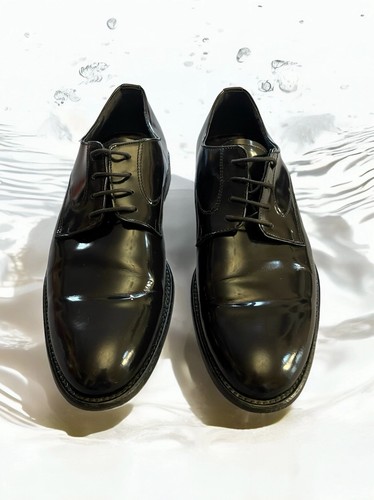 Scarpe pelle nera lucida