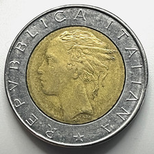 Italy 500 lire 1985 - italy,