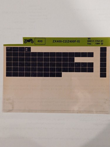 Kawasaki z400 ii 85 - z400,