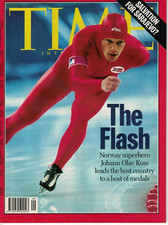 TIME magazine 1994 february 28 The Flash Norway hero Johann Olav Koss Sarajevo