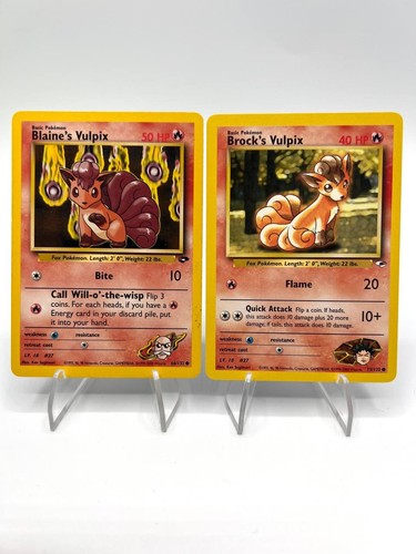 Lotto carte pokemon blaine - carte,