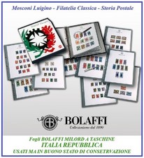 Bolaffi - Fogli  MILORD "Quartine Repubblica 1977" - usati - Occasione !!!!!!