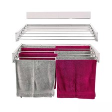 Stendino Da Parete Balcone Richiudibile Interno Esterno Stendibiancheria 80CM