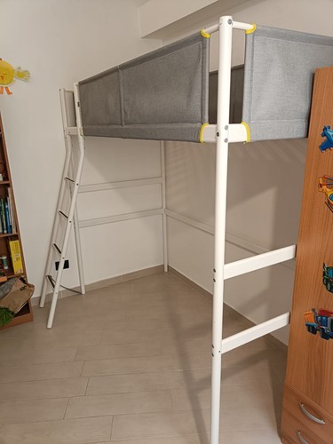 Letto soppalco ikea in - a,