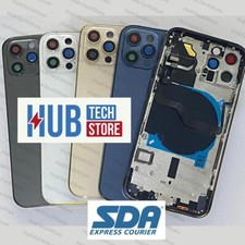 SCOCCA POSTERIORE BACK COVER VETRO + FRAME + FLAT COMPLETA PER IPHONE 13 PRO