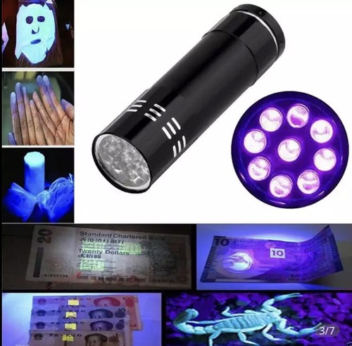 Torcia leds super - uv, mini