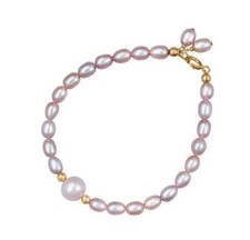 Bracciale delicato viola forte