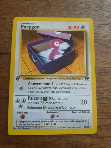 Porygon prima edizione - porygon,