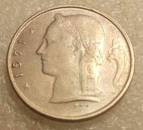 Moneta franco belga 1971 - 1,