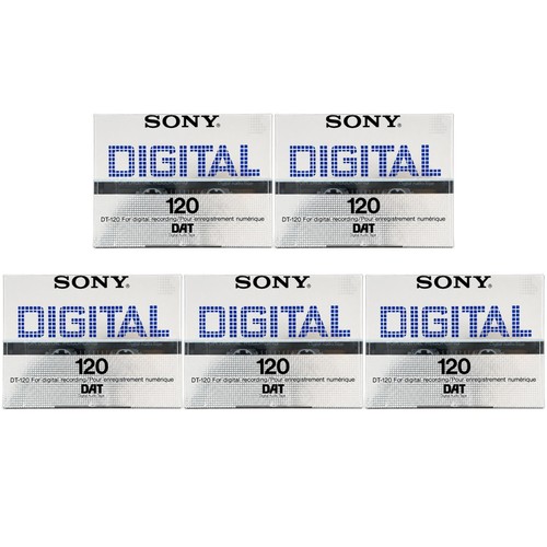 Sony 120 dat cassetta - 5x,