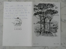 PAO2SCAT) MENU FLOTTA LAURO NAVE ROMA 1970 ISCHIA IL PORTO