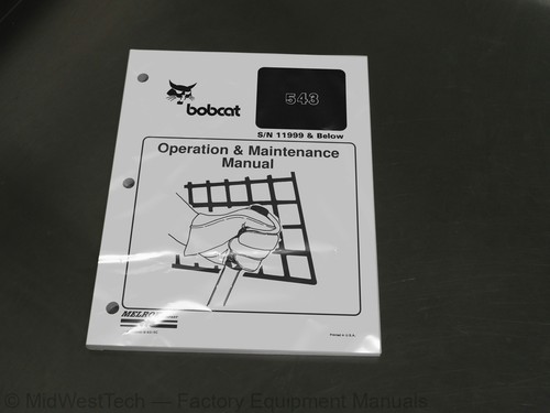 Bobcat melroe 543 skid steer - skid,