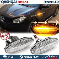 Frecce LED Sequenziali per Nissan Qashqai J10 DINAMICHE Laterali CANbus PLUG&PLA
