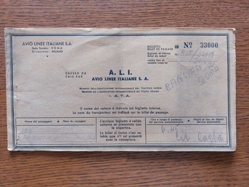 Avio linee italiane ali - avio,