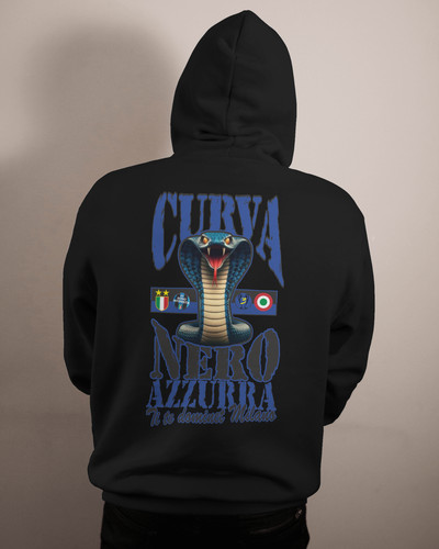 Felpa colore nero con - felpa,