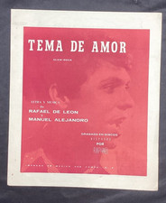 Spartiti Tema De Amor, Rafael