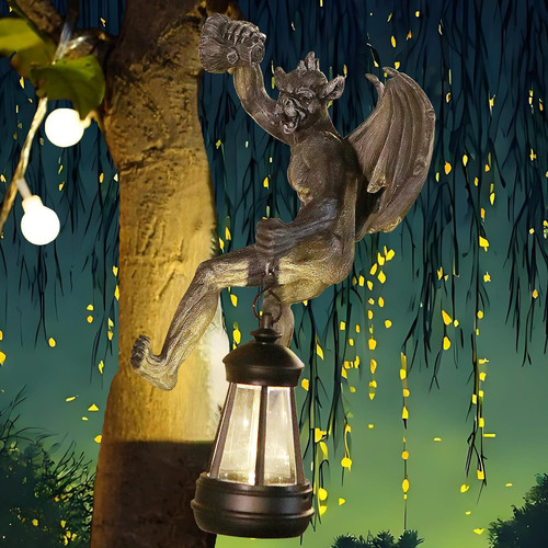 Drago alato gargoyle albero - drago,