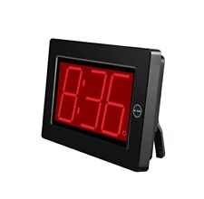 Timegyro Orologio da parete digitale LED con grande display sveglia da 3 (Q0V)