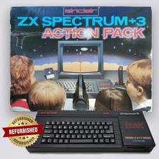 Raro Sinclair ZX Spectrum +3 Action Pack 1989 | Come nuovo, ricondizionato, set completo