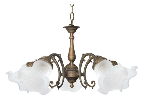 Lampada sospensione antica - a,