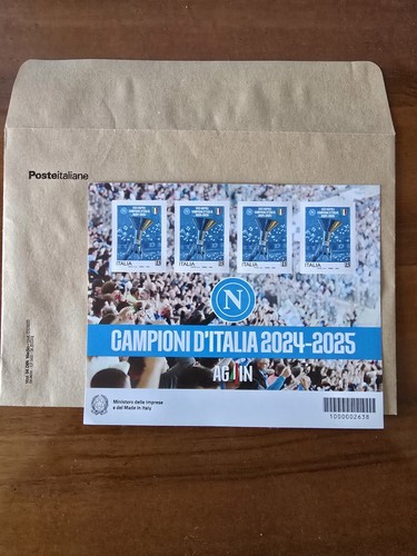 Napoli calcio foglietto - napoli,