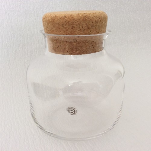 Dartington crystal storage jar