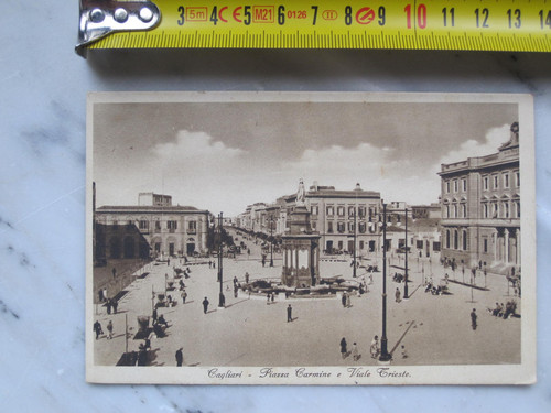 Cartolina cagliari piazza - cartolina,