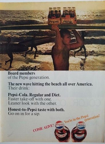1966 pepsi cola che colpisce - cola,