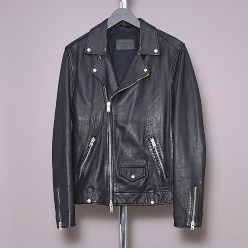 All saints leather jacket - leather, mens