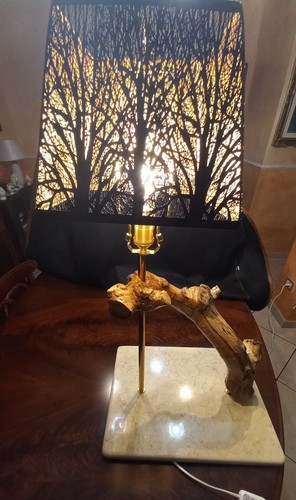 Lume artigianale legno di - artigianale, in