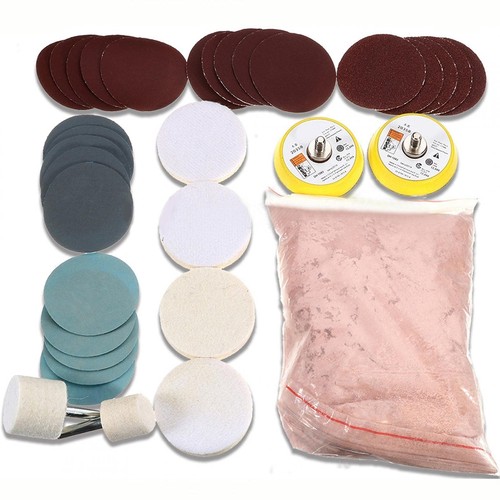Kit lucidatura vetro 34pz set - kit,