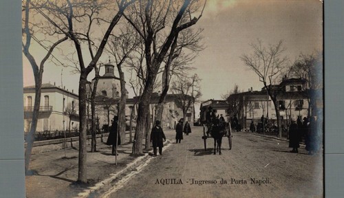 Aquila ingresso porta - l'aquila, da