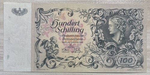 Austria 100 scellini - , 1949