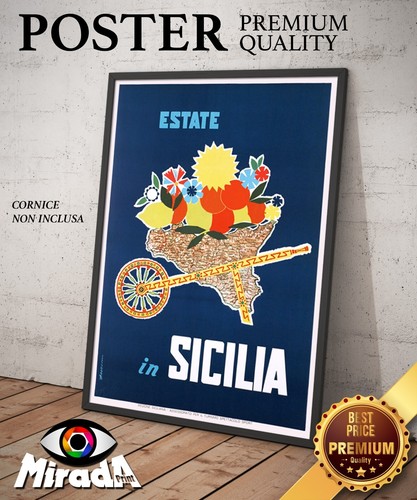 Poster locandina vintage - locandina,