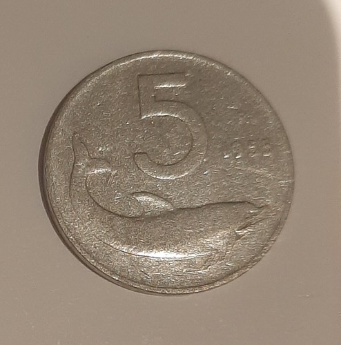 Moneta italia lire delfino - italia,