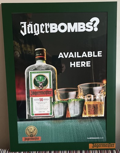 Jagermeister bar advertising - jagermeister,