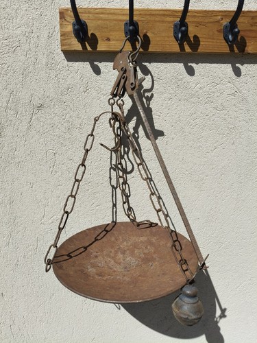 Antica bilancia stradera - antica, a