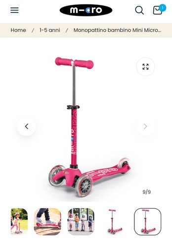 Monopattino bambina mini micro - monopattino,