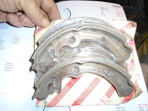 Scarpe freno posteriori subaru - scarpe,