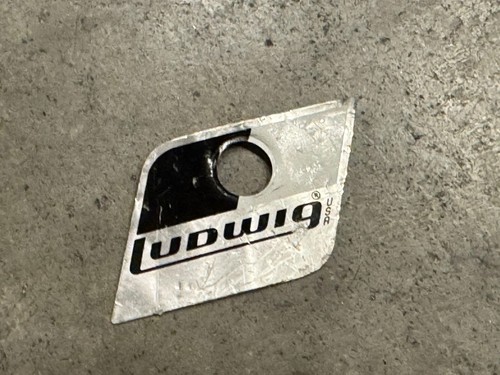 Distintivo batteria ludwig n - ludwig, b/n