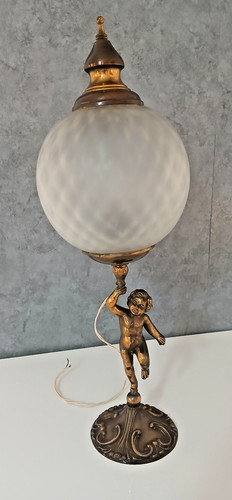Antica lampada tavolo sfera - antica, da