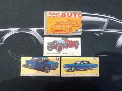 Figurine auto serie oro con - serie,