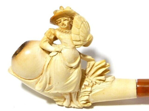 19thc sepiolite seafoam cigar - sepiolite,